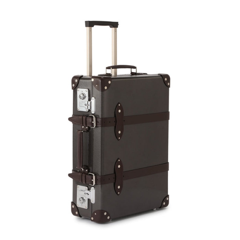 Globe Trotter 2 Wheels Caviar Carry-on | LWMDEKC-53