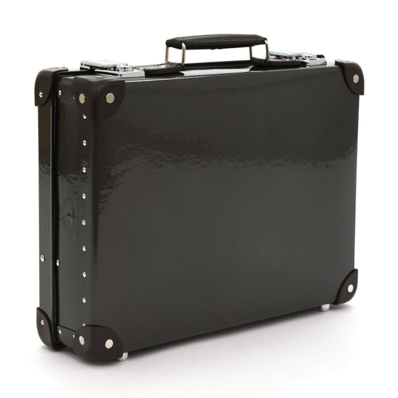 Globe Trotter Centenary Caviar Attaché | FNOEBLG-93