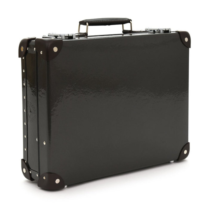 Globe Trotter Centenary Caviar Attaché | FNOEBLG-93